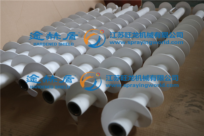 輸送螺旋軸陶瓷涂層噴涂、氧化鋁噴涂、氧化鋯噴涂