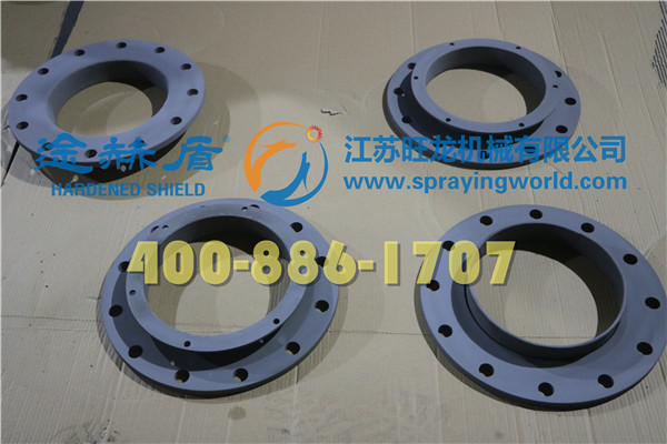 法蘭噴涂碳化鎢耐磨涂層、喉管噴涂耐磨涂層